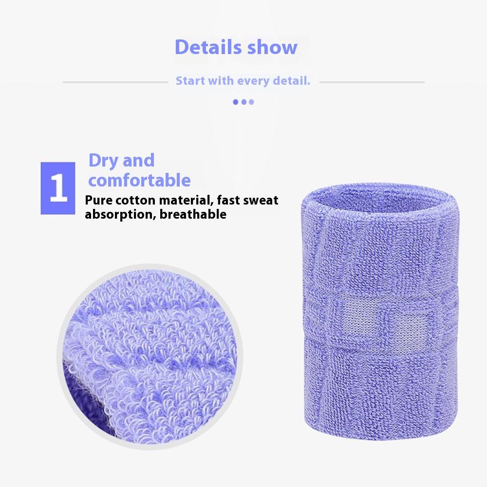 1Pc Breathable Sports Wristband for Outdoor Running Fitness Sweat Band Wrist Guard