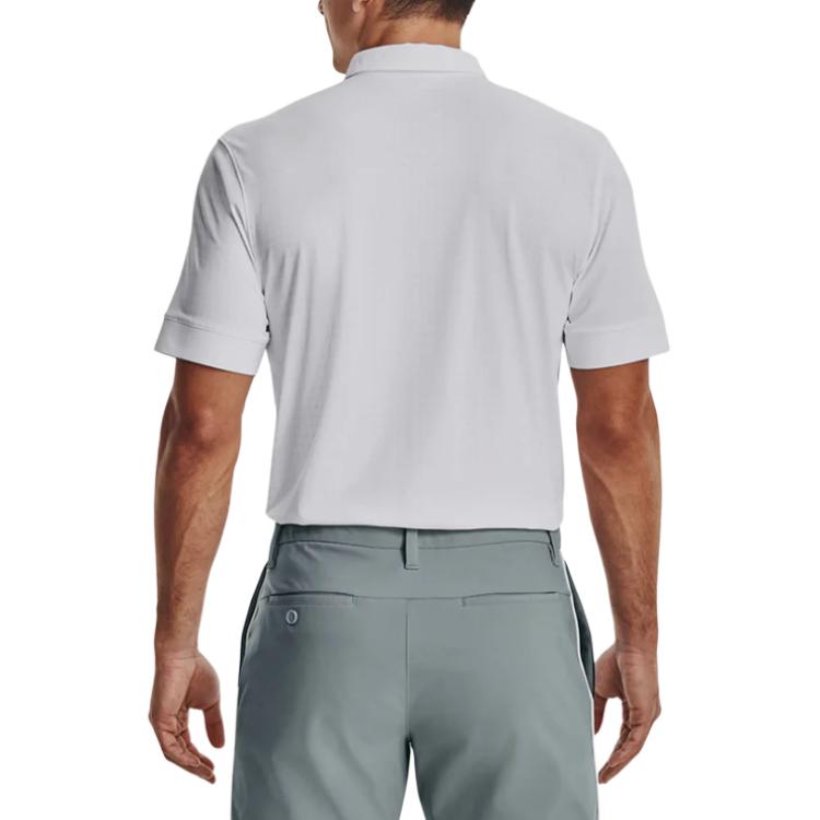 Under Armour Однотонный свитер с коротким рукавом, футболка мужская, топы, белый 1377406-100