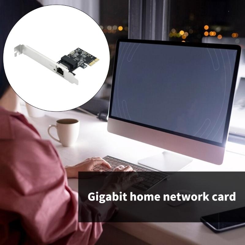 Сетевая карта Gigabit Ethernet LAN RTL8111E RJ45 PCIE 10/100/1000 Мбит/с Адаптер Сетевой адаптер Ethernet для настольного компьютера