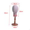 Mannequin Head Stand for Caps Wig Holder Home Multipurpose Steady with Wood Base Display Rack