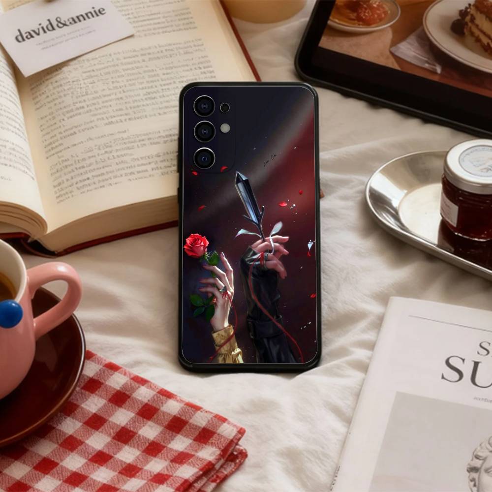 Романтика C-Clubs Игра Мальбонте Вики Чехол для телефона для Samsung S 25,24,23,22,30,21,10,9,Ultra,Plus,Lite,FE,4,5 G Мягкий черный чехол