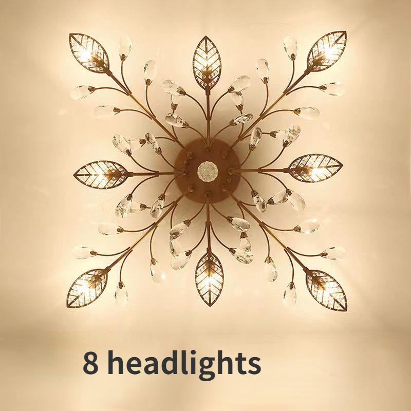 Современная хрустальная потолочная люстра, люстры для внутреннего освещения, хрустальный блеск для гостиной, спальни, кухни, светодиодные светильники