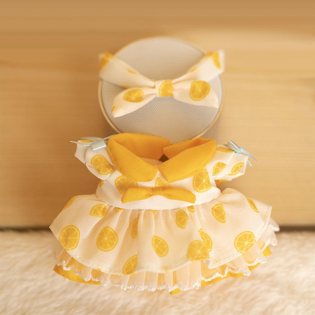 Одежда для кукол, совместимая с Labubu 6,7 дюйма, милая кукольная одежда, аксессуары для плюшевой куклы Labubu(НЕТ куклы)