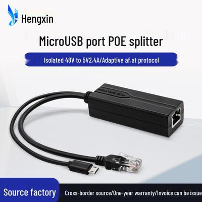 Сплиттер MicroUSB PoE 48 В в 5 В Модуль питания для устройств Android