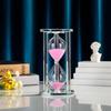 15-60 Minutes Hourglass Sand Timer Kitchen School Modern Crystal Hour Glass Sandglass Sand Clock Tea Timers Home Decoration Gift2
