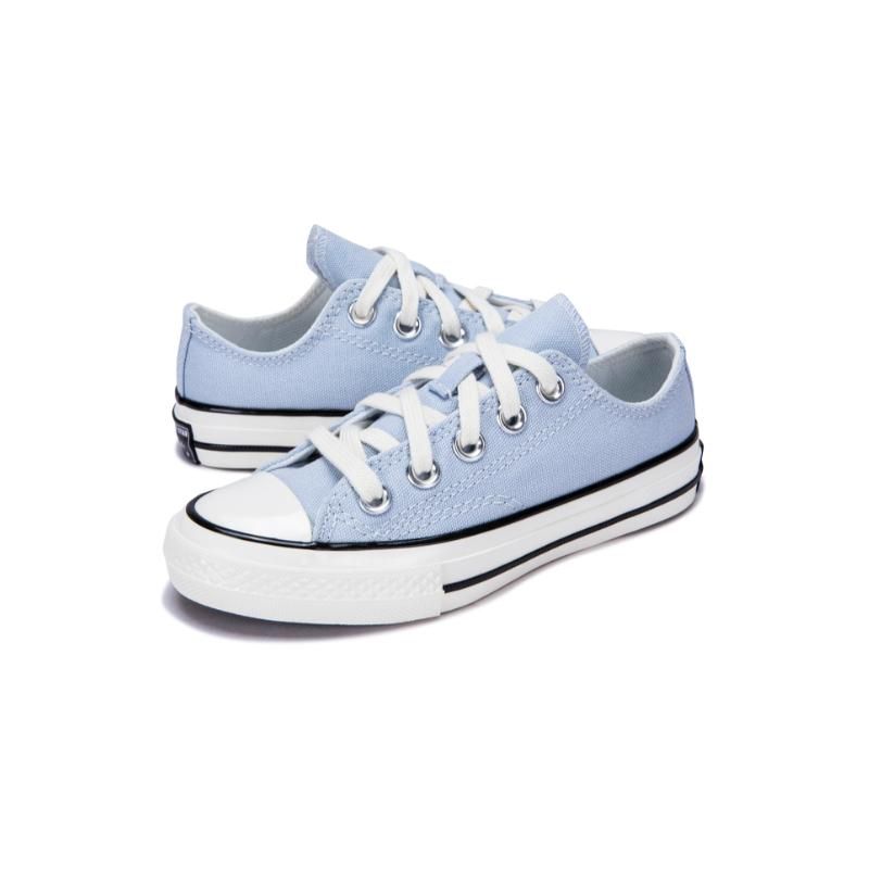Converse Chuck 70 Удобные Повседневные Прочные Дышащие Низкие Кеды Холщовые Детские кроссовки Синие A08867C