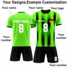 Personalised Shirts Kit Mens Girls With Name Number Custom Football Jerseys For Boys Training Suit