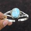 Браслет Larimar, ювелирные изделия из натуральных драгоценных камней, стерлинговое серебро 925 пробы, браслет-манжета, регулируемый браслет, ювелирные изделия ручной работы, подарок для мамы, антикварные ювелирные изделия