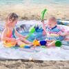Waterproof Beach Baby Pool Kiddie Pool for Toddlers Beach Blanket Paddling Pool-Beach Summer Outdoor Water Play Toy for Kids