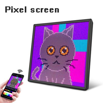Умный RGB USB светодиодный матричный пиксельный дисплей панель свет Bluetooth приложение программируемый аниме текст часы граффити искусство цифровой экран знак