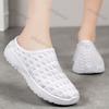 Fashion Couple's Plus Size Slippers 2025 Summer Lightweight Men Slip On Casual Shoes Fashion Comfortable Breathable Women Flat Slippers