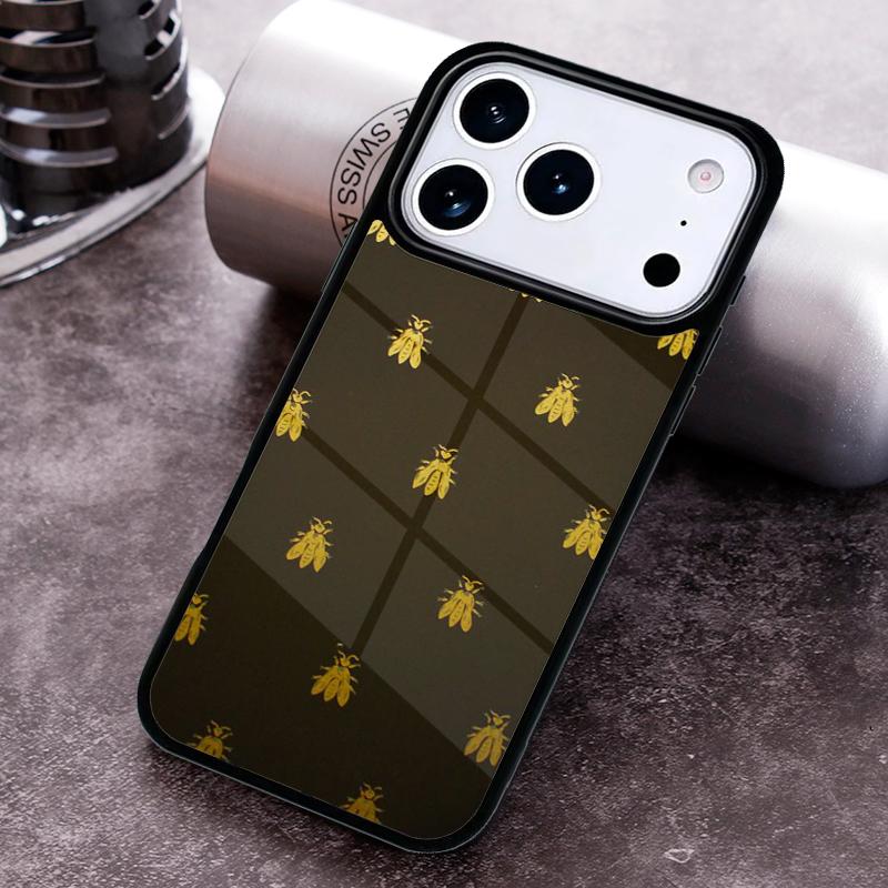 Чехол для телефона с пчелами для iPhone 17 16 15 14 13 12 11 Pro Max Plus 17Air Мягкий силиконовый чехол