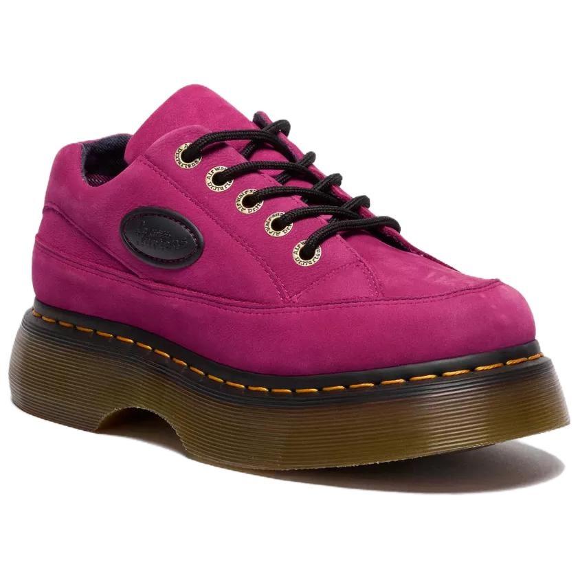 (WMNS) Доктор. Dr. Martens BUZZ 5-люверсный из фрезерованной замши 'Fuchsia Pink' Женские 42671650