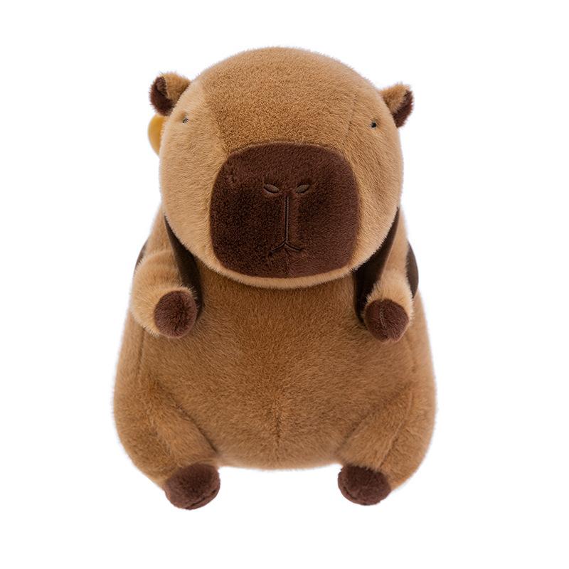 New European mink capybara baking backpack series Kapibara plush toy doll children's toy throw pillow