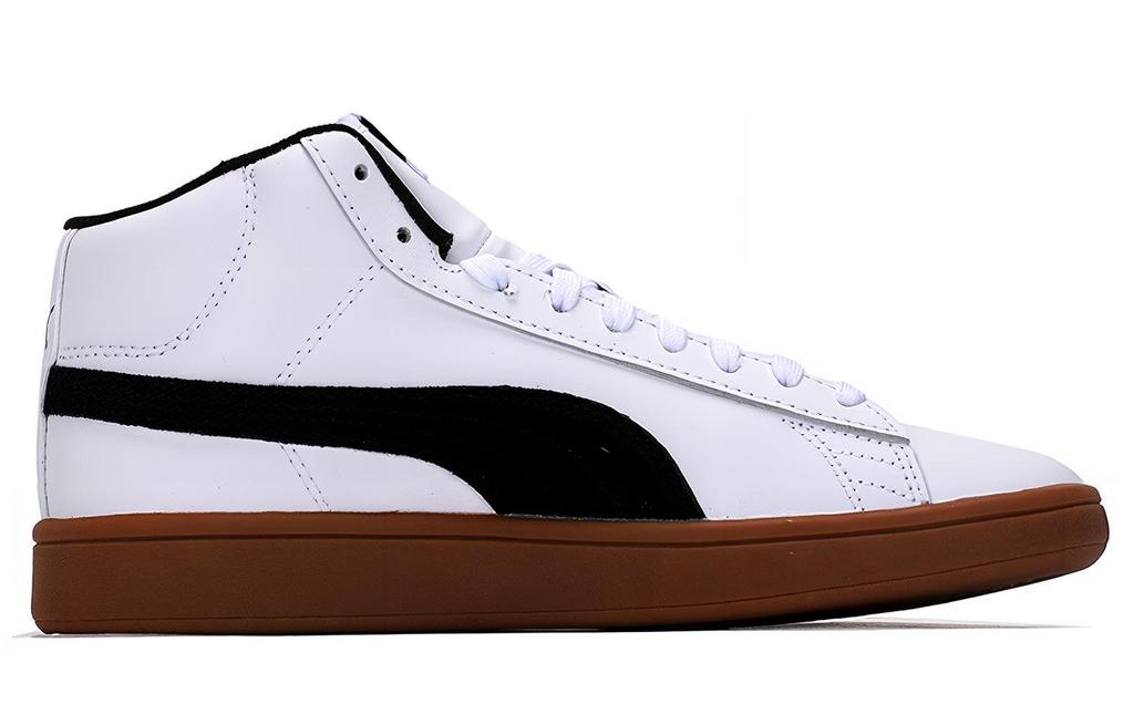 Puma Унисекс Кроссовки Smash V2 Mid Top Белые 366924-14
