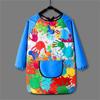 Long Sleeved Kids Painting Apron Polyester Baking Bibs Gifts Art Bibs