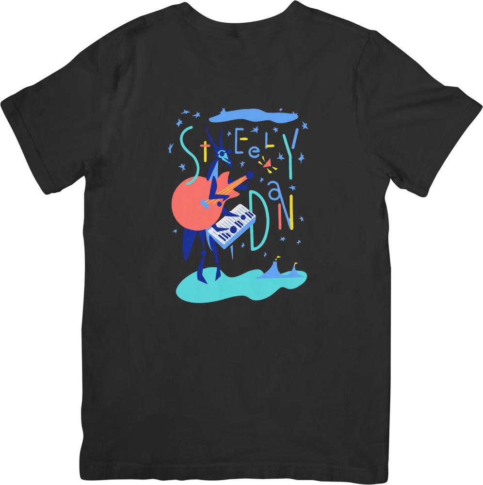 Steely Dan Vintage Retro Fit for Unisex women Quality Cotton TShirts