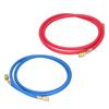Refrigerant Charging Hose Fluoride Adding Tube Car Air Conditioning Repair Tool Car AccessoriesFor R410 2Pcs 1.5m