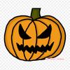 Creepy Pumpkin Jack O' Lantern Pumpkin Iron On Heat Transfer Printing Vinyl Patches Sticker for Clothes DIY Appliques Washable Patches