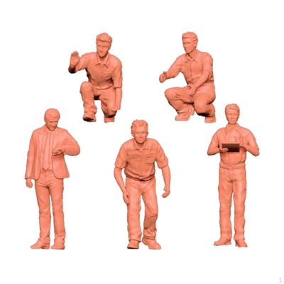 Миниатюрные фигурки масштаба 1/64, 5 штук, Модели, Коллекции, Украшения, Раскрашенные декоративные диорамы,
