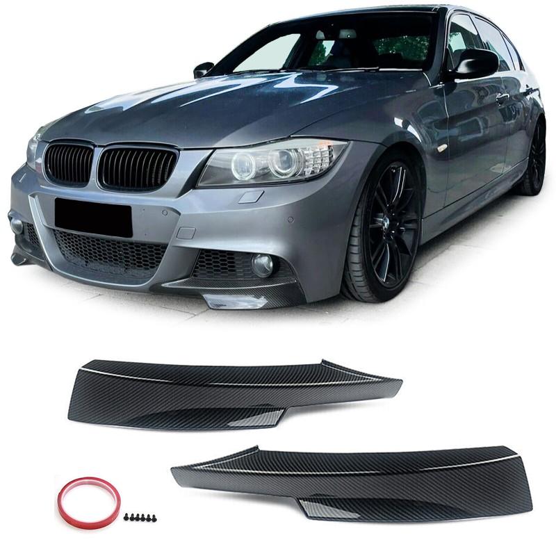 Для BMW аксессуары 3 серии E90 E91 328i 325i LCI M-Tech Sports 2009 2010 2011 2012 Передние сплиттеры бампер губы крышки Carbon Lo