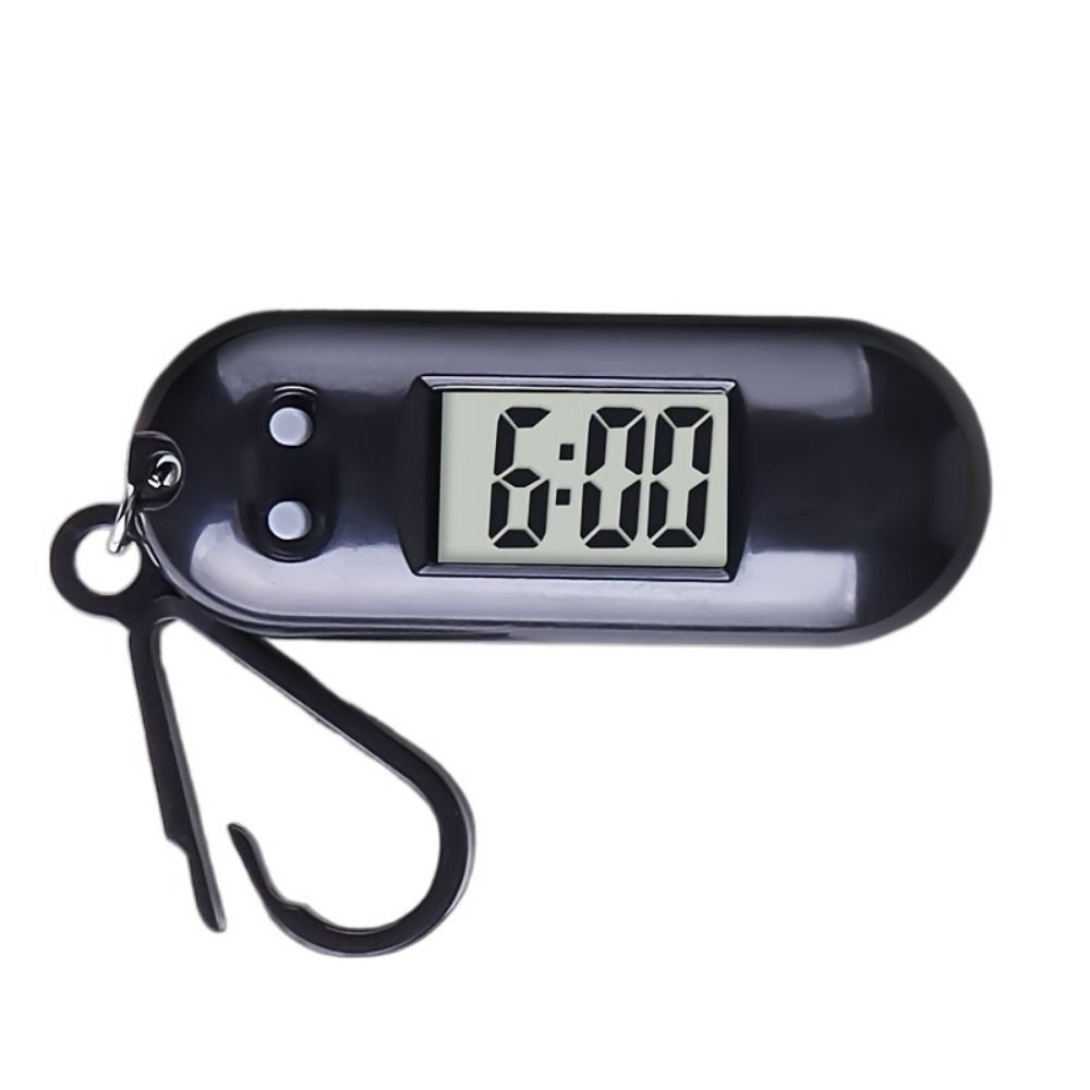 Table Time Display Electronic Watch Keyring Oval Watch Mini LED Digital Clock Quiet Test