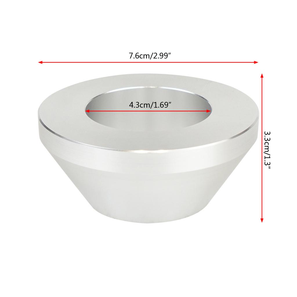 Большой ручной шиномонтажный центрирующий конус, алюминиевая заготовка для модернизации балансировочного станка для колес, прижимной конус, совместимый с легковыми автомобилями и грузовиками