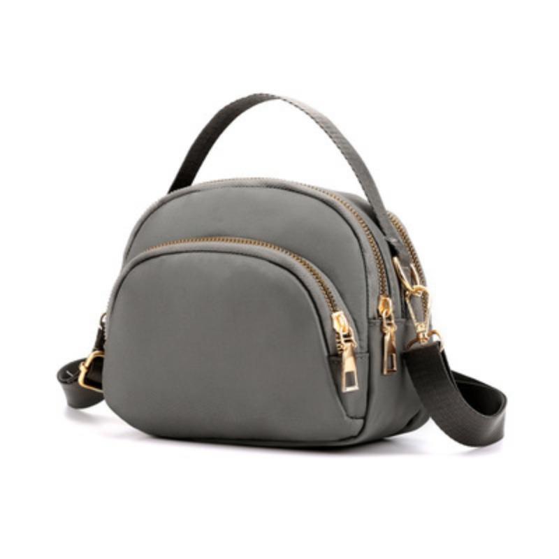 Нейлоновая мини-сумка для телефона, женская сумка через плечо, нейлоновая тканевая сумка с несколькими отделениями на одно плечо