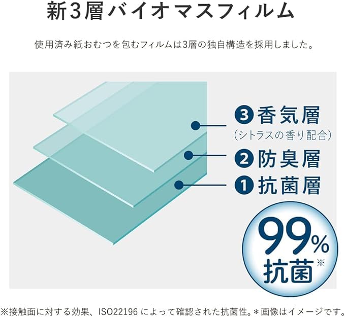 Большой комбинированный одноразовый подгузник для утилизации Сильно герметичный и Poitec Общий запасной Двойной запах x для домов престарелых и корпораций Покупка