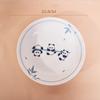 Модная милая мультяшная керамическая тарелка в современном китайском стиле, круглые обеденные тарелки, праздничные домашние столовые приборы для дня рождения, миски для риса