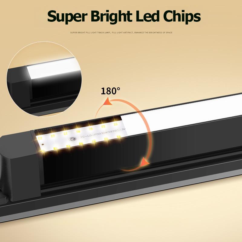 Новые трековые светильники алюминиевый потолочный трековый светильник прожектор лампа 110-220 В трековый светильник для дома магазин одежды Домашний декор