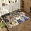 Is This A Zombie Floor Mat Soft Thickened Absorbent Non-Slip Bedroom Living Room Door Mat Home Decor Flannel Rugs