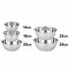 Stainless Steel Mixing Bowls Basin Food Prep Bowls Durable Nesting Bowls  Baking
