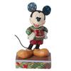 Enesco Statue/Figure "Disney Traditions" Mickey Mouse In a Christmas Sweater, Size 5.5 X 9 X 14 Cm, DTR6015002