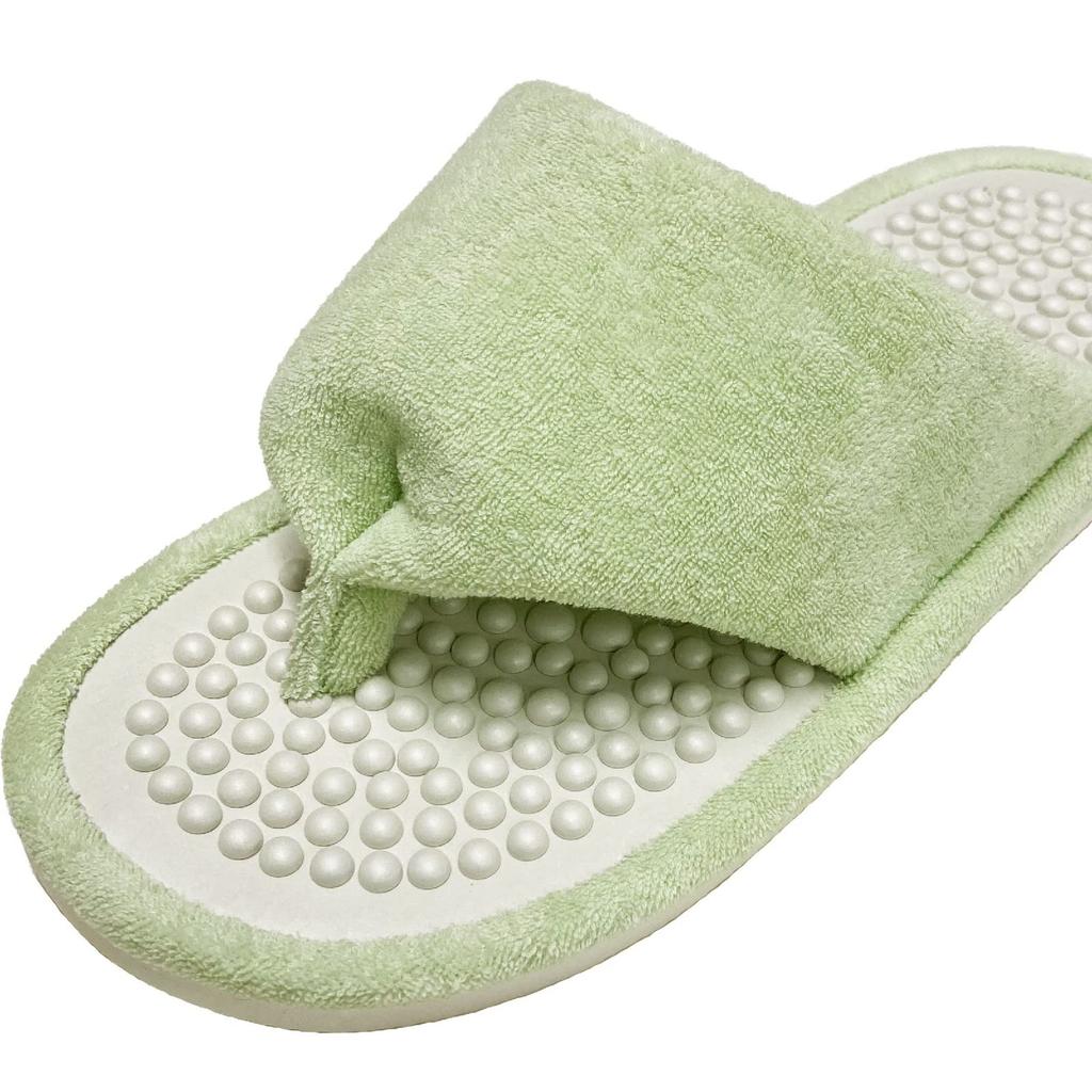 Senko FEELFOOT Health Hanao Green Slippers,