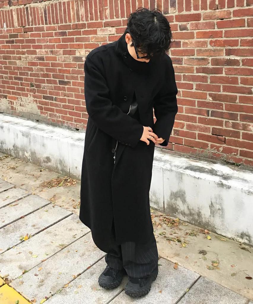 Intempomood Cashmere Blend Handmade Mac Coat_Dark Navy