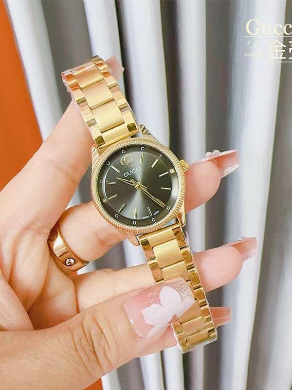 Изысканные женские часы Роскошные часы с металлическими браслетами Модные аксессуары для женщин