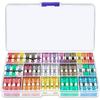 180Pcs Car Fuse Assortment Kit Mini/Standard/Micro Zinc Blade Fuses With Puller Tool and Storage Box