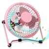 USB Fan - YIOU - Mini Pink Fan - Silent - 14cm - Desk