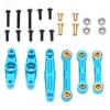 Aluminum Alloy Ball Bearing Crank Steering Set for Tamiya TT02 1/10 RC Car Upgrade Parts