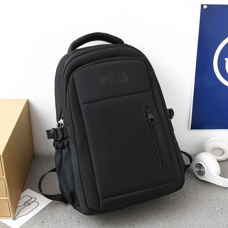 Школьный рюкзак для младших и старших школьников, рюкзак большой емкости, однотонный рюкзак