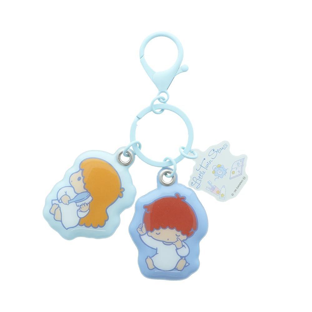 Канцтовары Sun-Star Sanrio Little Twin Stars Ретро ПВХ брелок на 3 кольца S8352828
