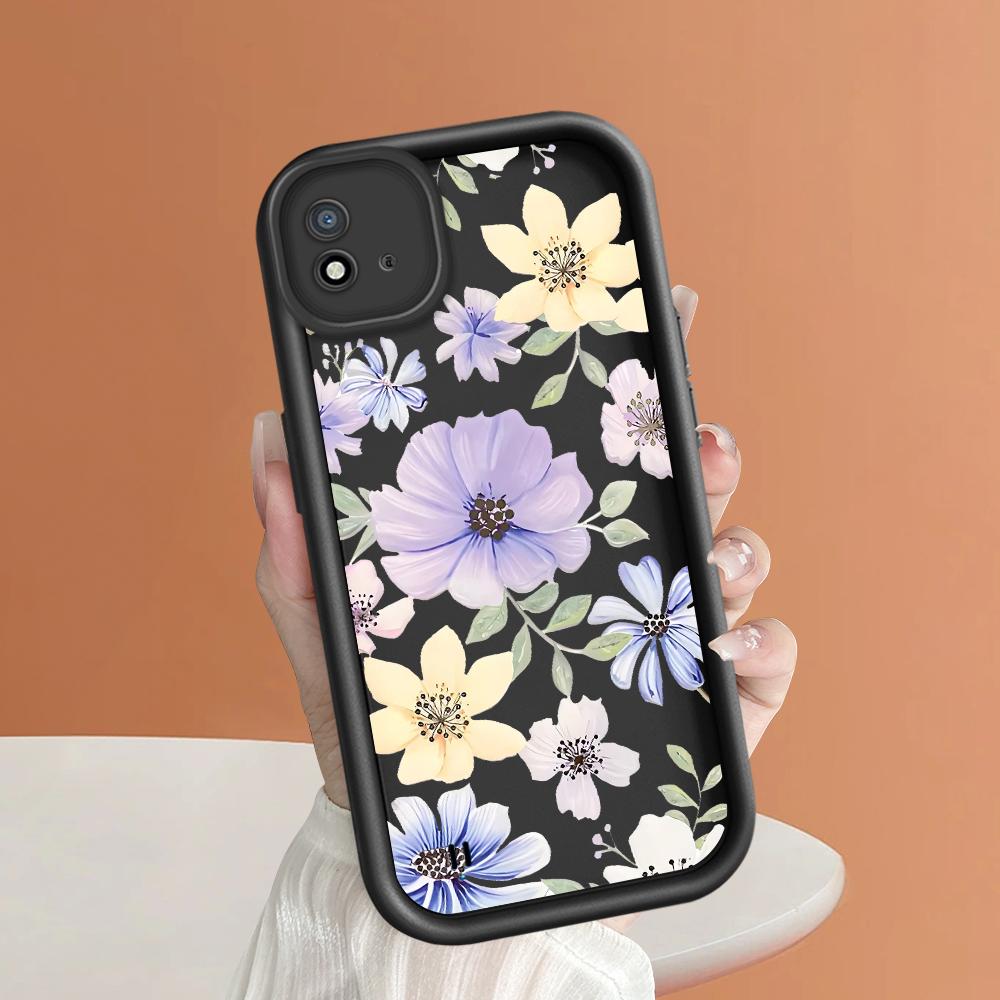 Мягкий силиконовый квадратный чехол с рисунком лестницы для телефона, полное покрытие, противоударный защитный резиновый чехол для камеры для OPPO Realme