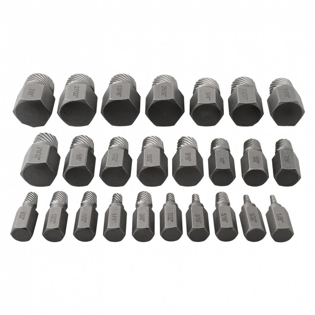 Hex Screw Extractor Set Rounded Bolt Extractor Bolt Remover Easy Storage