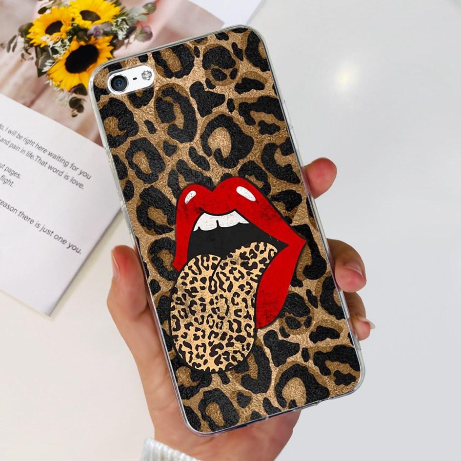 For iPhone 5 5S Case Fashion Astronaut Art Painted Shockproof Soft Cover For iPhone SE 2016 2020 SE2 TPU Funda on iPhone5 Bumper