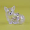 Corgi Hair Storage Pendant Cute Dog hair Keychain Couple Car Key Chains Jewelry Souvenir Collection Gift Decor Dog Accessories