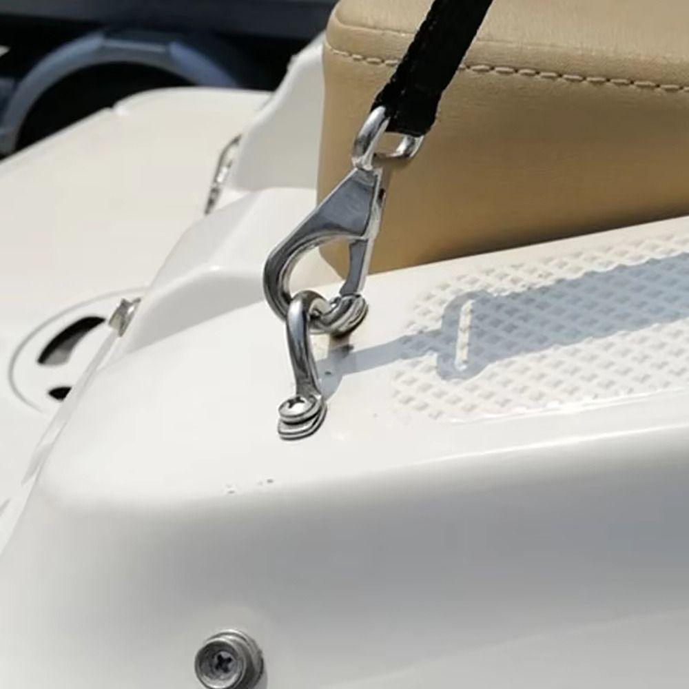 4Pcs 5/6/8mm Wire Eye Straps 316 Stainless Steel Deck Loop  Canopy Engines Accessories