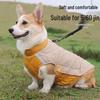 Теплое зимнее пальто для собак с пряжкой для поводка для средних и крупных собак: Золотистый ретривер, Бордер-колли, Корги