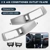 ABXV-2Pcs Car Air Conditioner Outlet Frame A/C Vents Plate Panel For Toyota Land Cruiser Prado 120 Lexus GX470 2003-2009
