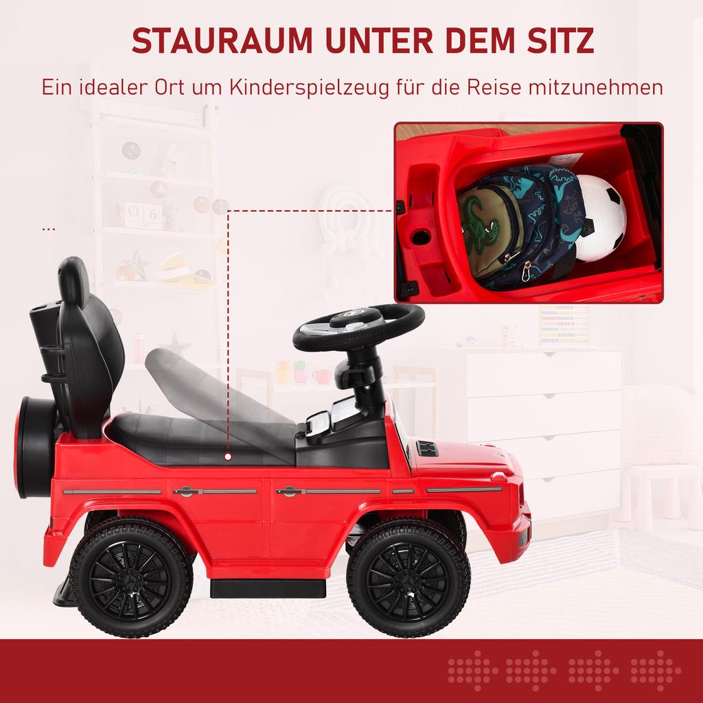 3 in 1 Kids Children Ride on Push Car Toddler Sliding Car G350 Licensed Walker Foot to Floor Slider Push-Along with Horn Steering Wheel NO POWER